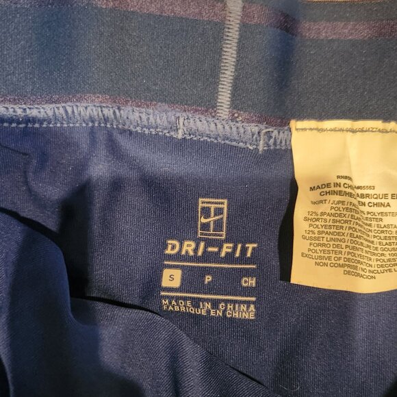 Nike Court Pleated Tennis Skirt Royal Blue size SMALL - Picture 4 of 5